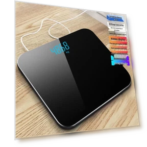 Smart Hidden LED Body Fat Scale — Weight Management Tools, Jinmiao