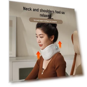 Smart Neck Massager with Heat and Vibration — Back Relief Solutions, Hezheng