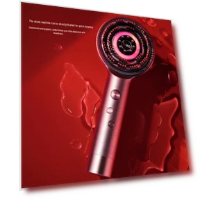 Smart Red Light Scalp Massager Comb — Head Relaxation Tools, Breo