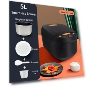 Smart Rice Cooker with Non-Stick Coating and Keep Warm Function — Electric Cookers, Xianke