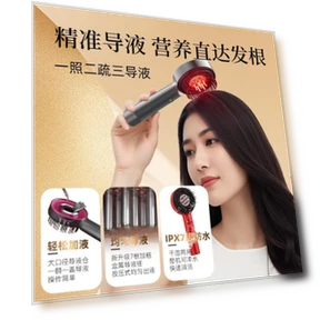 Smart Scalp Massager with Red Light Therapy — Head Relaxation Tools, Breo