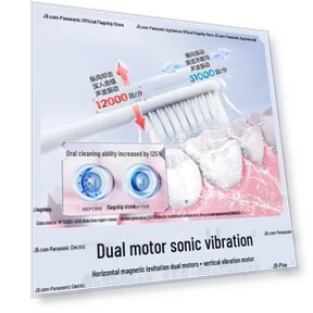 Smart Sonic Electric Toothbrush with UV Sterilization — Ultrasonic, Panasonic