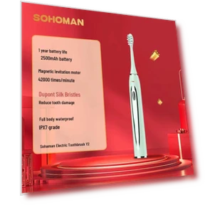 Smart Ultrasonic Electric Toothbrush Gift Set — Ultrasonic, Suohaman