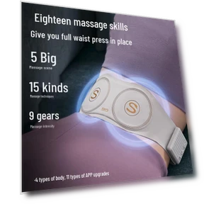 Smart Wireless Heating Lumbar Massager — Back Braces, SKG