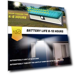 Solar Sensor Light Wall Light — Emergency Fixtures, OFFICE-MALL