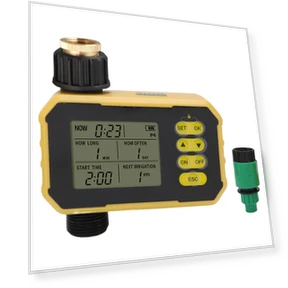 Solar Sprinkler Timer with Adjustable Solar Panel, Type C Port, Rain Sensor, and Automatic Watering — Automatic Irrigation, Super shoes Mall