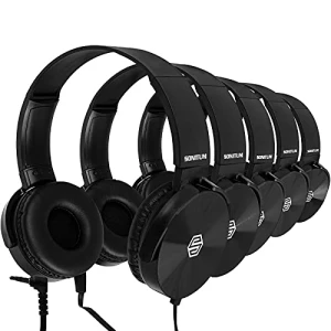 Classroom Headphones Bulk 10-Pack, Sonitum