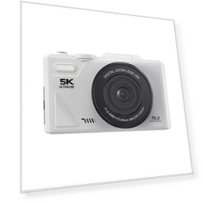 Digital Camera with Flip Screen — Compact Digital Cameras