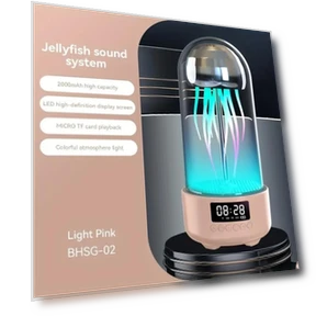 Mini Portable Speaker with Colorful Lamp — Portable Audio, Cosy Homes