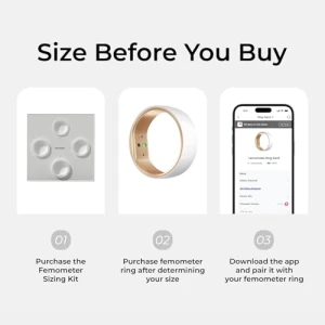 Smart Ring - Sleep, Heart Rate & Cycle Monitoring — Smart Ring, femometer