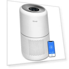 Air Purifier with HEPA Sleep Mode and Smart WiFi — Activated Carbon Air Purifiers, LEVOIT