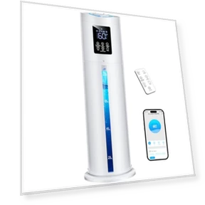 Large Room Smart Humidifier with Diffuser and Ambient Lights — Air Moisturizers, Hiswelle