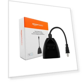 Outdoor Smart Plug with 2 Individually Controlled Outlets — Plugs, Amazon Basics