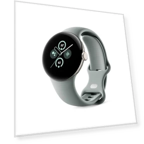 Smartwatch with Heart Rate Tracking, Stress Management, and Safety Features — Smartwatches, Google