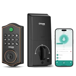 Smart Deadbolt Front Door Lock, GHome Smart