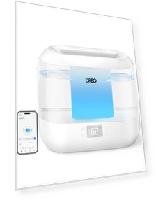 Smart Humidifier with Top Fill, 36-Hour Runtime, and Voice Control — Air Moisturizers, Dreo