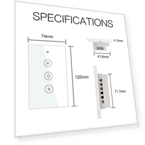 WiFi RF Smart Light Dimmer Switch — Dimmer Switches, MOES
