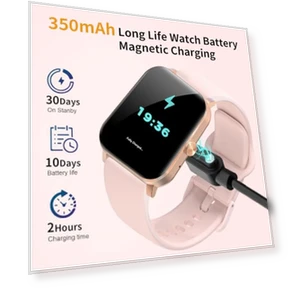 Fitness Tracker with Bluetooth Calling — Smartwatches, QONBINK