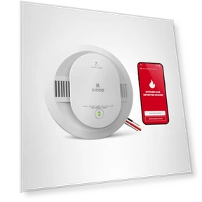 Hardwired App Enabled Smart Smoke Detector with AA Backup Battery, Interconnected Alarm — Carbon Monoxide Detectors, Kidde
