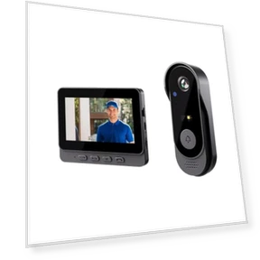 Outdoor Video Doorbell Camera with Screen — Outdoor Security Cameras, ZIG1