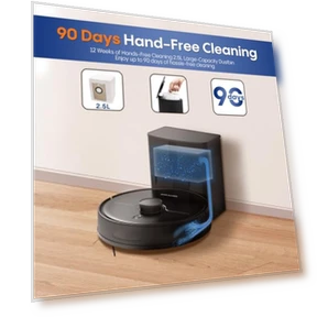 Self-Emptying Robot Vacuum and Mop — Smart Cleaning Robots, eitton