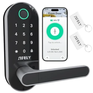 Smart Door Lock with Handle and Keypad — Smart Lock, Sifely