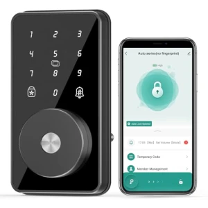 Smart Lock, 4-in-1 Keyless Entry Door Lock for Front Door, Digital Door Lock with Keypad, Bluetooth Smart Deadbolt, App... — Smart Lock, MOUSETRO