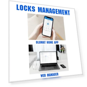 Smart Lock with Handle — Card Readers, OLUMAT