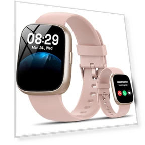 Smart Watch with Alexa Built-in, HD Touchscreen Fitness Tracker with Bluetooth Calling, Heart Rate/Sleep Monitor, 120+... — Smartwatches, Cillso