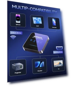 Wireless HDMI Display Dongle Adapter — Connectors & Adapters, BRAIDOL