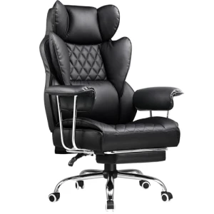 Big and Tall Office Chair with Footrest — Smart Chairs, COMHOMA