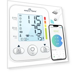 Blood Pressure Monitor with Large Cuff — Blood Pressure Monitors, Easy@Home
