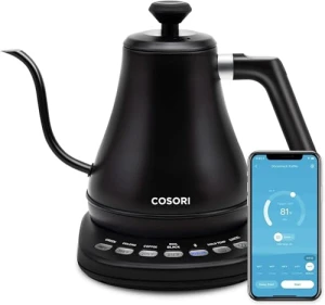 Electric Gooseneck Kettle with Variable Temperature Control — Electric Kettle, Cosori