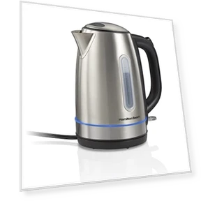 Electric Tea Kettle with LED Light Ring — Kettles & Tea Machines, Hamilton Beach