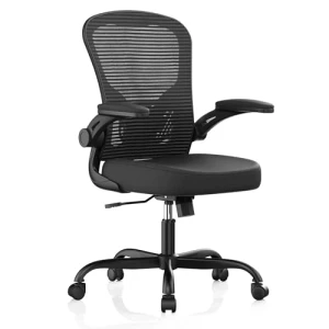 Ergonomic High Back Mesh Desk Chair with Flip-Up Armrests — Smart Chairs, Synorla