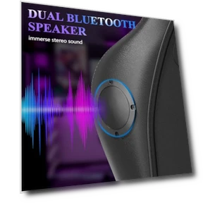 Massage Gaming Chair with Footrest and Lumbar Support — Desk Chairs, Mr IRONSTONE