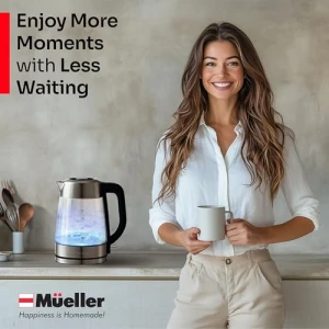 Rapid Boil Electric Tea Kettle — Electric Kettle, Mueller