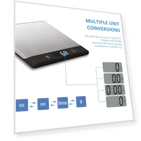 Smart Food Scale with Nutritional Calculator — Weight Management Tools, SWEET KITCHEN