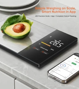 Smart Nutrition Food Scale with LED Display — Smart Scale, KUAIVO