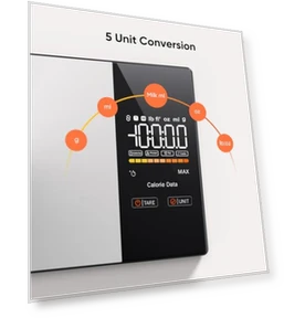 Smart Nutrition Food Scale with LED Display — Baby Scales, KUAIVO