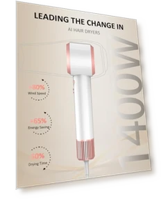 AI Smart High-Speed Hair Dryer with Plasma Ion Technology — Dryers & Accessories, Heylike