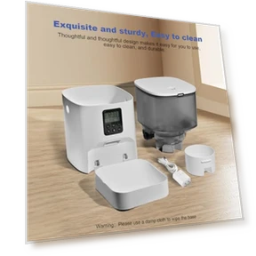 Automatic Pet Feeder with Voice Recorder — Automatic Feeders, ANDOLL HOME