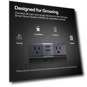 GrowHub Outlet Controller with Temperature and Humidity Sensor Probe — Outlet Switches, VIVOSUN