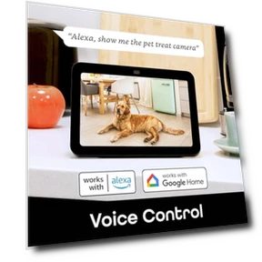 Pet Treat Dispenser with Camera — Automatic Feeders, Geeni