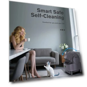 Self Cleaning Cat Litter Box — Waste Bins, LUODIER