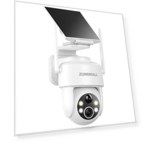 Solar Security Camera Wireless Outdoor — Dome Surveillance Cameras, ZUMIMALL