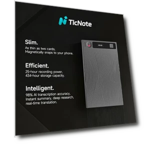 AI Voice Recorder with Transcription and Summary — Voice Recognition & Productivity Software, Mobvoi