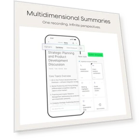 AI Voice Recorder with Transcription and Summarization — Voice Recognition & Productivity Software, Plaud