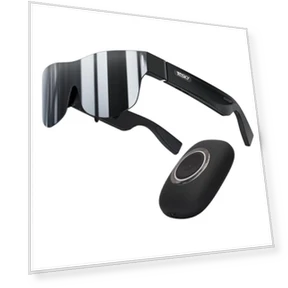 AR Glasses with T-Box, Portable Massive Screen, Myopia Adjustable, Smart Glasses — Smart Glasses, TQSKY