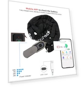 Chain Lock with Key — Chain, eLinkSmart